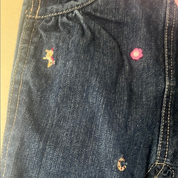 Blue and Pink Casual Overalls with Playful Design - Picture 2 of 8